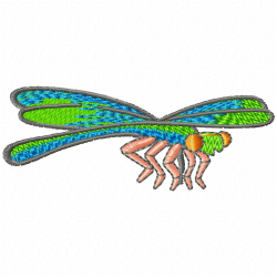 Dragon Flies Embroidery Design 9